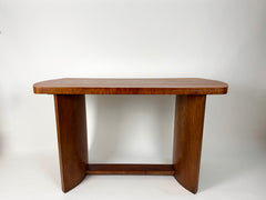 Eyespy - Art deco table / console /desk in walnut veneer