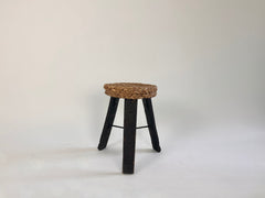 Stool by Audoux & Minet, France 1950s