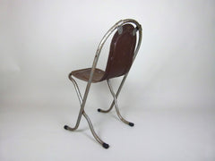 Vintage industrial steel Stak-A-Bye chairs by Sebel - eyespy